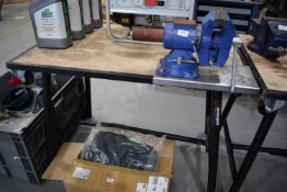 *Tubular Framed Folding Workbench with Multi Access Vice