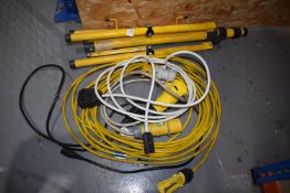 *Assorted Extension Cables and a Site Light Tripod