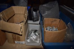 *Assorted Stainless Steel Valve Handles, Anchor Bolts, Cable Management Clips, Flanges, etc.