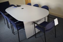 *Oval Boardroom Table 240x120cm
