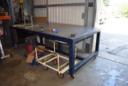 *Engineers Portable Workbench with Stainless Steel Top 300x150cm
