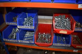 *Contents of Shelf to Include Assorted M16, M12, and M10 Bolts and Through Bolts
