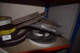 *Assorted Abrasive Papers and Tapes