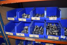 *Fifteen Boxes of 316 Stainless Steel 0.5” - 0.75” Threaded Pipe Fittings