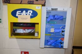 *Assorted Ear Protection and Glove Dispenser