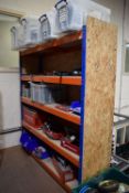 *Section of LA72 Blue & Orange Medium Duty Shelving 6ft x 6ft Comprising of Four Corner Posts and