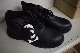 Contractor 100 Black Safety Footwear Size: 13