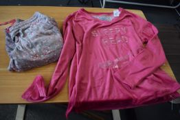 *Jane & Bleeker 2pc Pink & Grey Pyjama Set