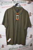 *Ernest Sewn Olive Quarter Zip Pullover Size: XXL
