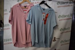 *2x Hilary Radley Oversized Tops Size: M (1x blue, 1x pink)
