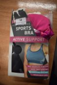 *Puma Performance Sports Bras 2pk Size: L