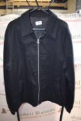 Asos Design Men’s Black Full Zip Jacket Size: S