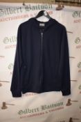 *32 Degrees Heat Navy Blue Full Zip Hoodie Size: S