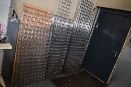 *~30 Assorted Sheets of Wall Storage Mesh 2.5x2.5”