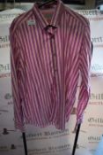 Ted Baker Lilac & Orange Striped Shirt Size: 3