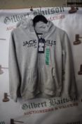 Jack Wills Kid’s Grey Full Zip Hoodie Size: 11-12 years