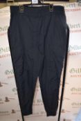 Another Influence Black Cargo Trousers Size: 30