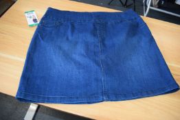 *S.C. & Co. Denim Skirt Size: XL