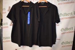*2x Hilary Radley Blouse Size: L (2x black)