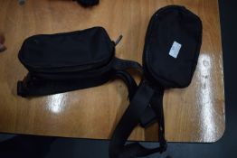 *2x Lole Black Belt Bags (one with damaged strap)