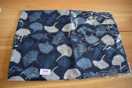 *Dark Blue Scarf with Blue & Light Blue Print