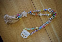 *Long Line Necklace in Multi