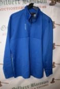 *Spyder Active Blue Quarter Zip Jacket Size: M