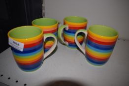 *Set of Four Rainbow Mugs