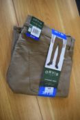 *Orvis Dark Stone Five Pocket Trousers Size: 36x38