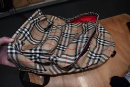 Burberry Style Backpack