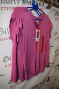 *3x Three Dots Pink Tops Size: M