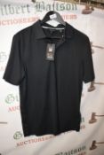 *Ted Baker Black Polo Shirt Size: M