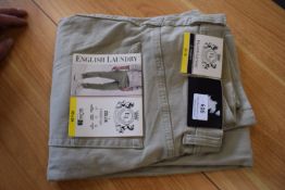 *English Laundry Five Pocket Trousers Size: 32x 34