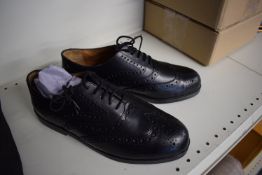EMS047 Black Brogue Shoes Size: 8