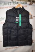*Crew Clothing Co. Black Padded Gilet Size: XL
