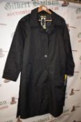 *Scotch & Soda Waterproof Lined Black Mac Size: S