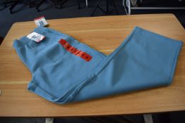 *Mondetta Turquoise Active Ribbed Wide Leg Trousers Size: M
