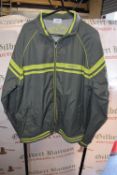 Lambretta Khaki & Lime Bomber Jacket Size: M