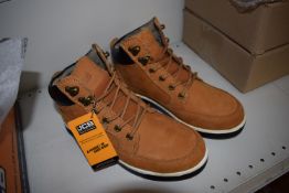 JCB CX/H Honey Cow Nubuck Safety Boots Size: 6