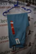 *Mondetta Pale Blue Active Ribbed Wide Legg Trousers Size: M
