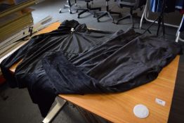 *Black Velour Tracksuit Top Size: M and Two Pairs of Bottoms