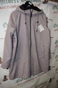 *Weatherproof Vintage Dusty Pink Slicker Jacket Size: L