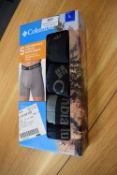 *Columbia Performance Stretch Boxer Briefs 4pk Size: L