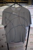 Calvin Klein Patent Grey T-Shirt Size: L