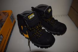 JCB X Series/B Black Leather Composite Toecap Work Boots Size: 6