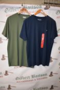 *Kirkland Olive T-Shirt Size: M, and a Jack Wills Navy T-Shirt Size: M