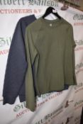 *2x Mondetta Sweatshirt Size: S (1x olive, 1x grey)