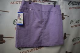 *S.C, & Co. Lilac Skirt with Under Shorts Size: L