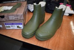 *Waterproof Olive Green Memory Foam Ankle Boots Size: 6