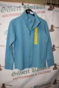 *Mondetta Women’s Teal Active Ribbed Full Zip Top Size: S